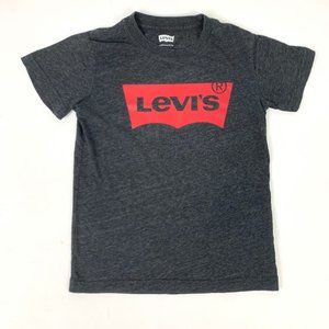3/$25 Kids Levis Gray Red T Shirt Medium 7-8